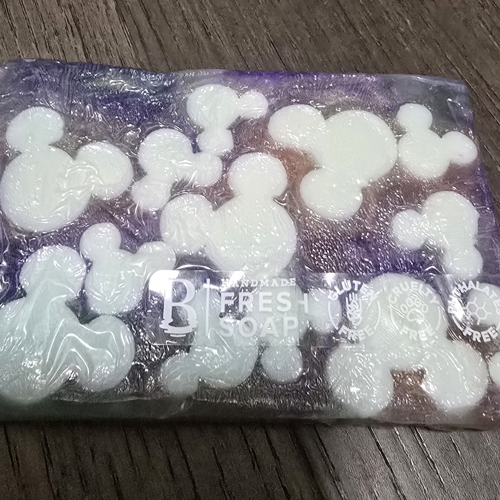 Iridescent Mickey Glycerin Soap